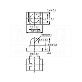 Slika za INFRA RED DIODA IR42-21C Smd