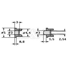 Slika za KUĆIŠTE LE DIODE PLASTIČNO 3MM C