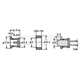 Picture of KUĆIŠTE LE DIODE PLASTIČNO 5MM P