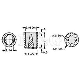 Slika za ODSTOJNIK LE DIODE 519