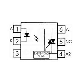 Slika za OPTOKAPLER MOC3083S Smd