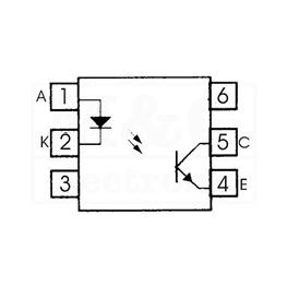Picture of OPTOKAPLER TCDT 1101 G