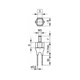 Slika za OTPORNIK NTC TERMISTOR K45 150K