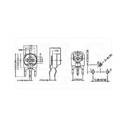 Picture of POTENCIOMETAR TRIMER 6V 50K