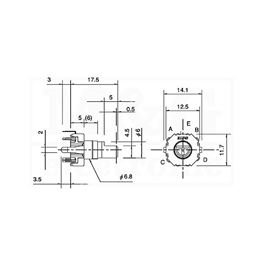 Picture of PREKIDAČ ENCODER 15 PULSA EC12D1564402