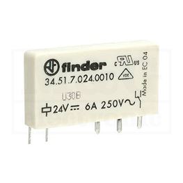 Slika za RELEJ FINDER F34.51.7.024 1xU 6A 24V DC