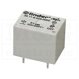 Slika za RELEJ FINDER F3611.9.005 1xU 10A 5V DC