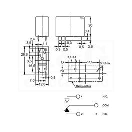 Slika za RELEJ PANASONIC JW1FSN 1XU 10A 24V