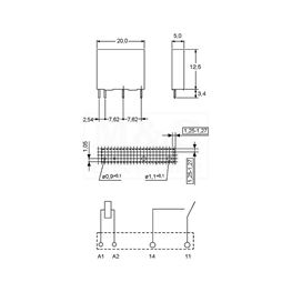 Slika za RELEJ PCN-112D3MHZ 12V 3A 1200R