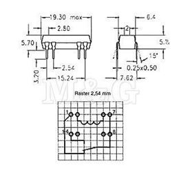 Picture of REED RELEJ DIP 1XU 12V