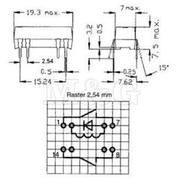 Slika za REED RELEJ DIP 2XA 5V D