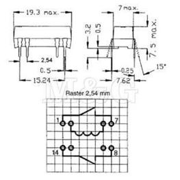 Slika za REED RELEJ DIP 2XA 5V