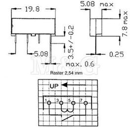 Slika za REED RELEJ MEDER SIL05-1A72-71L