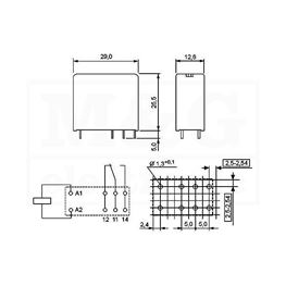 Picture of RELEJ SCHRACK RP310 1XU 16A 24V DC