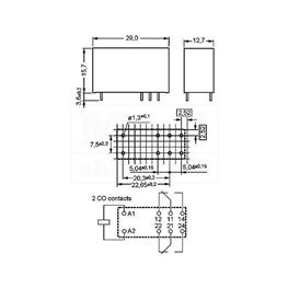 Picture of RELEJ SCHRACK RT424-AC230 1XU 230V 8A 32,5K