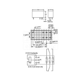 Picture of RELEJ SCHRACK RT424F24B 2XU 24V 8A 886R