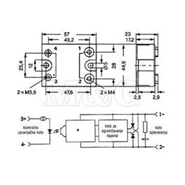 Slika za SOLID STATE RELEJ WG480-D90Z