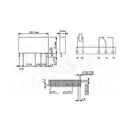 Picture of RELEJ V23092-12 12V 6A 848R