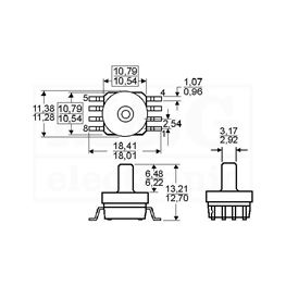 Slika za SENZOR PRITISKA MPXV5010GC6U