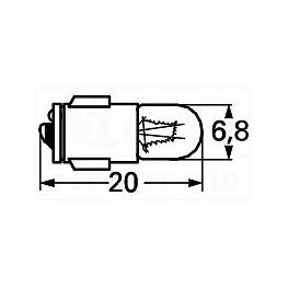 Slika za SIJALICA BA7S 24V 80mA 2W