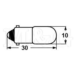 Picture of SIJALICA BA9S 12V 170mA 2,0W