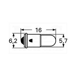 Slika za SIJALICA MF6s/8  5V   60mA 0,3W