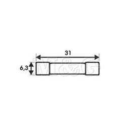 Slika za SIJALICA S 6x31  6,3V  250mA 1,6W