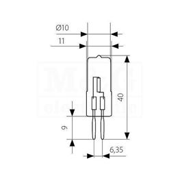 Picture of SIJALICA HALOGENA GY6.35 12V 35W OSRAM