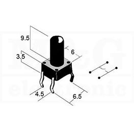 Picture of TASTER IMPULS H 6/9,5-13 mm