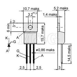 Slika za TIRISTOR KT206