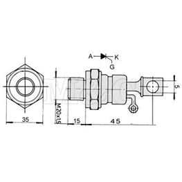 Picture of TIRISTOR T-50   50A 900V