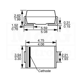 Slika za DIODA MBRS1100T3G Smd