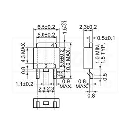 Slika za STABILIZATOR NAPONA 79M05 0,5A -5V