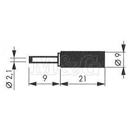 Slika za DC UTIKAČ 2,1 X 5,5 X 9,5