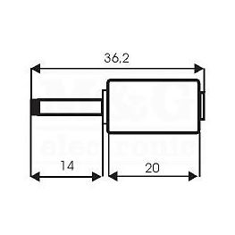 Slika za DC UTIKAČ ADAPTER 2,1 DC/1,1 DC