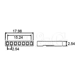 Slika za KONEKTOR NSR-07 2,54 7 PINA