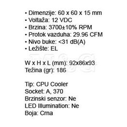 Slika za VENTILATOR SA HLADNJAKOM TIP 31