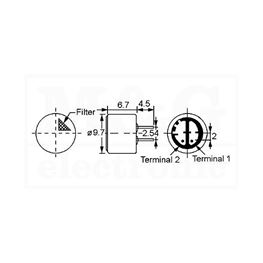 Picture of MIKROFONSKA KAPSULA PCB