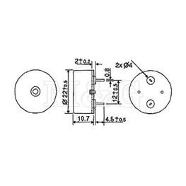 Slika za PIEZO ELEMENT PT-2020PPQ