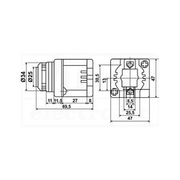 Slika za PIEZO ZUJALICA  FM3 220V AC 50Hz