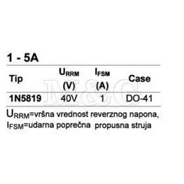 Slika za DIODA 1N 5819