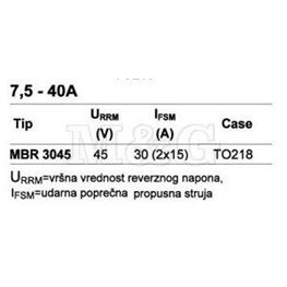 Picture of DIODA MBR 3045 PT