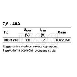 Slika za DIODA MBR 760