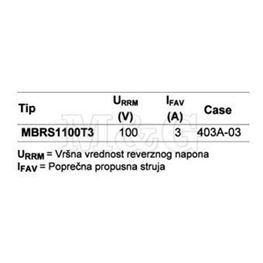 Slika za DIODA MBRS1100T3G Smd