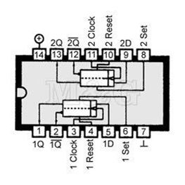 Slika za IC C-MOS 4013 Smd