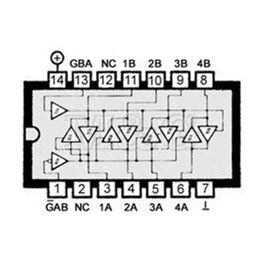 Picture of IC TTL-H.S.CMOS 74HC243