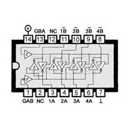 Picture of IC TTL SCHOTTKY 74LS242