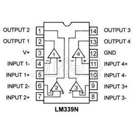 Slika za INTEGRISANO KOLO LM 339 N