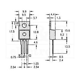 Slika za TIRISTOR TIC106M1G