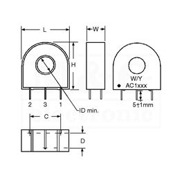 Picture of STRUJNI TRANSFORMATOR AC1015 15A